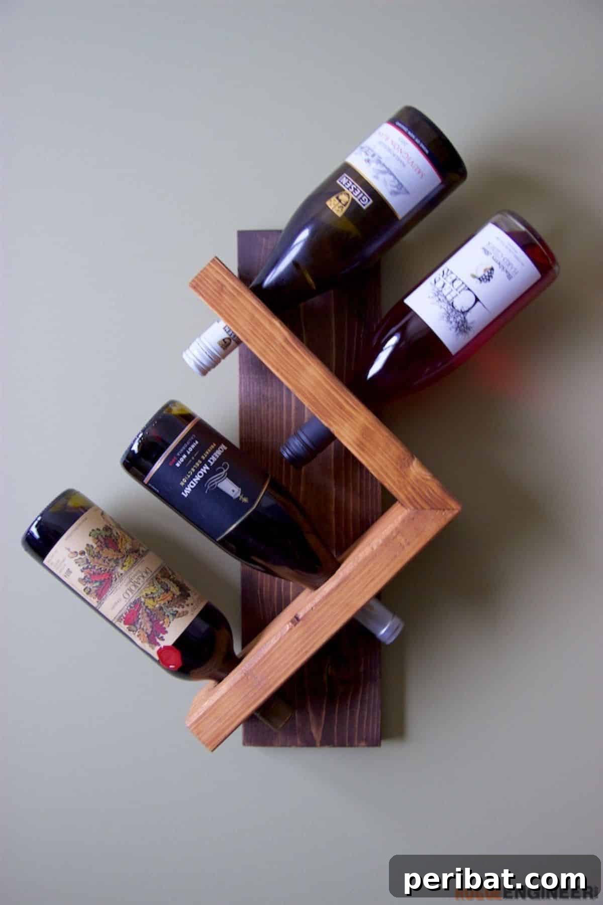 45 Clever DIY Wine Rack Solutions 17 Simple Wall Wine Holder