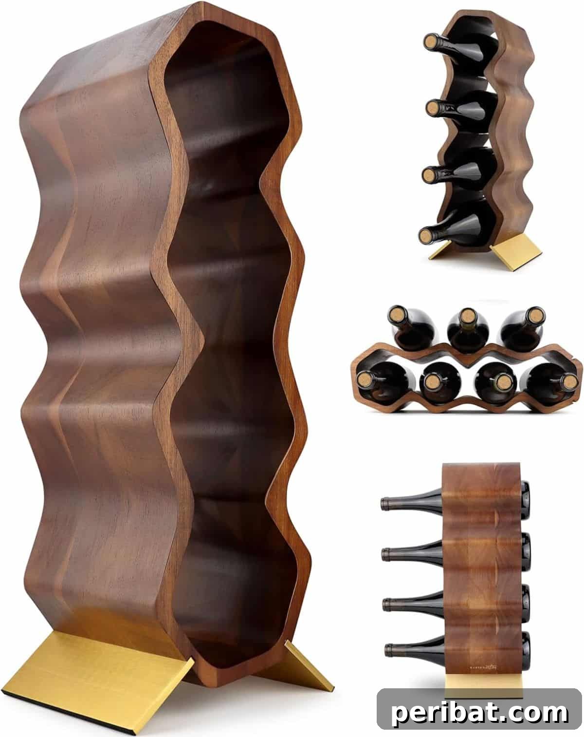 45 Clever DIY Wine Rack Solutions 18 2 Tier Wooden Countertop Free Standing Shelf