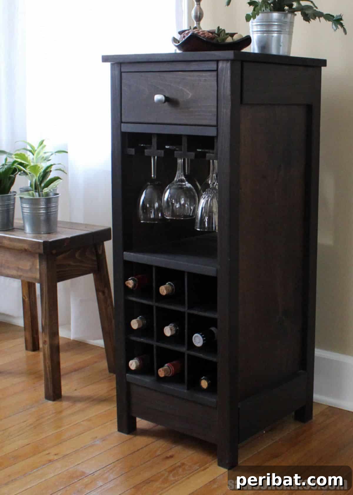 45 Clever DIY Wine Rack Solutions 3 DIY Wine Cabinet Displays Entertaining Essentials