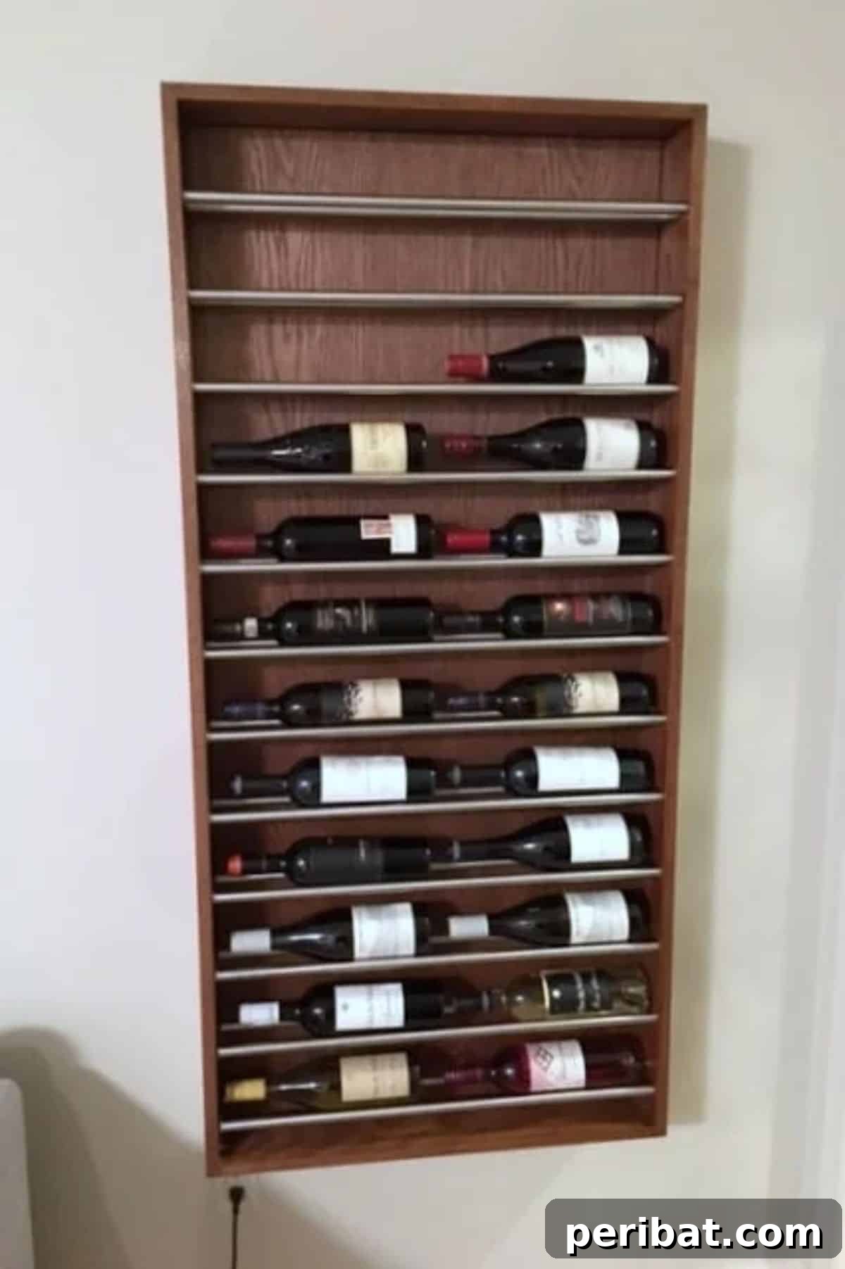 45 Clever DIY Wine Rack Solutions 45 Wall Wine Rack, a Brogrund Towel Rail Hack