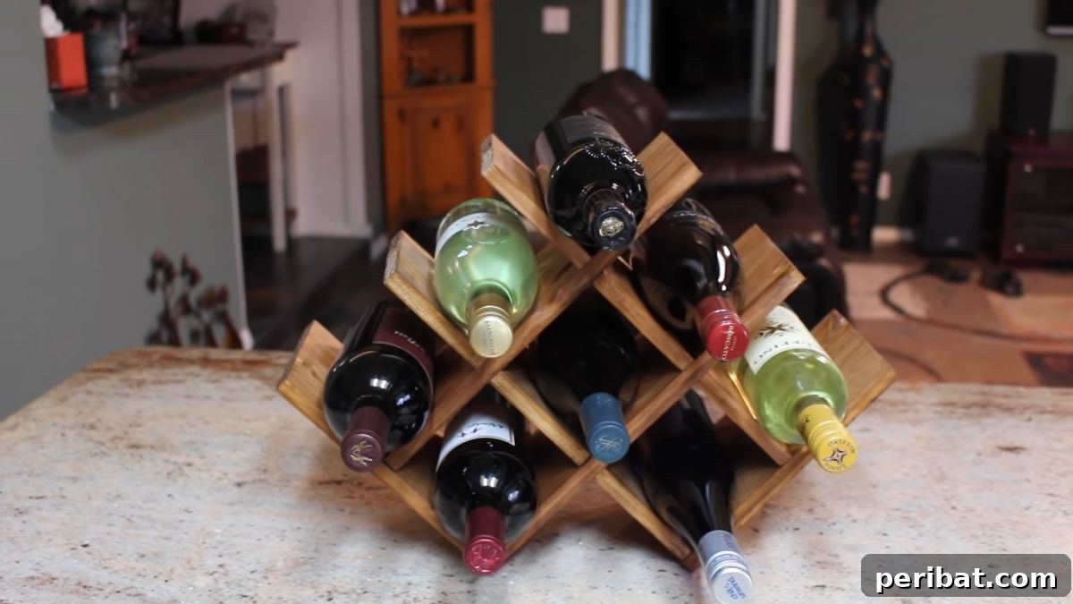 45 Clever DIY Wine Rack Solutions 10 Easy DIY Countertop Wine Rack