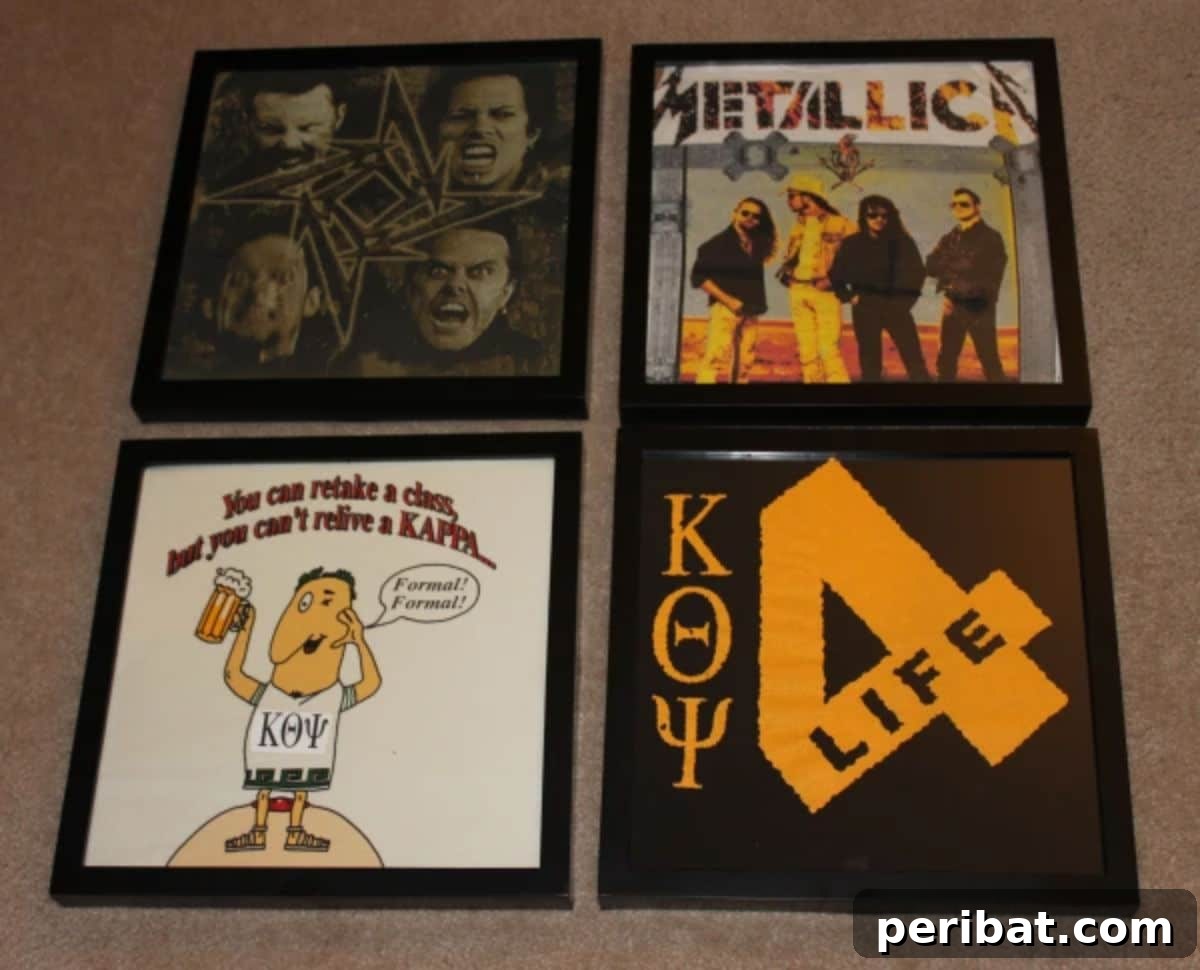 Crafty Creations for Your Bro 12 Framed T-Shirts