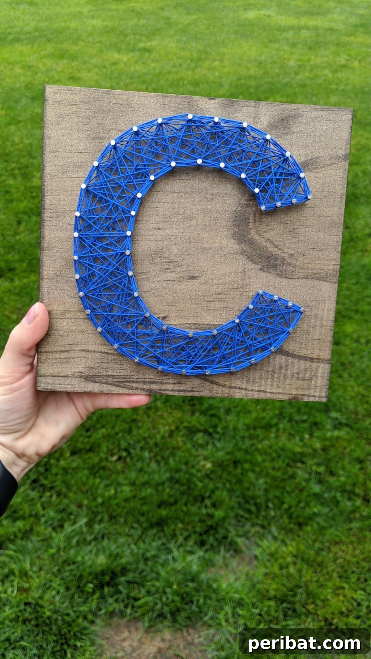 Crafty Creations for Your Bro 14 Custom Letter Initial Block String Art