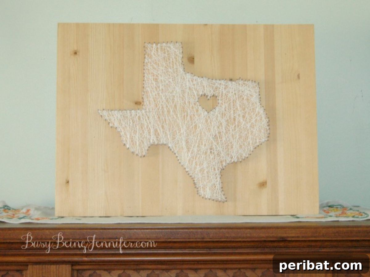 Crafty Creations for Your Bro 15 State String Art