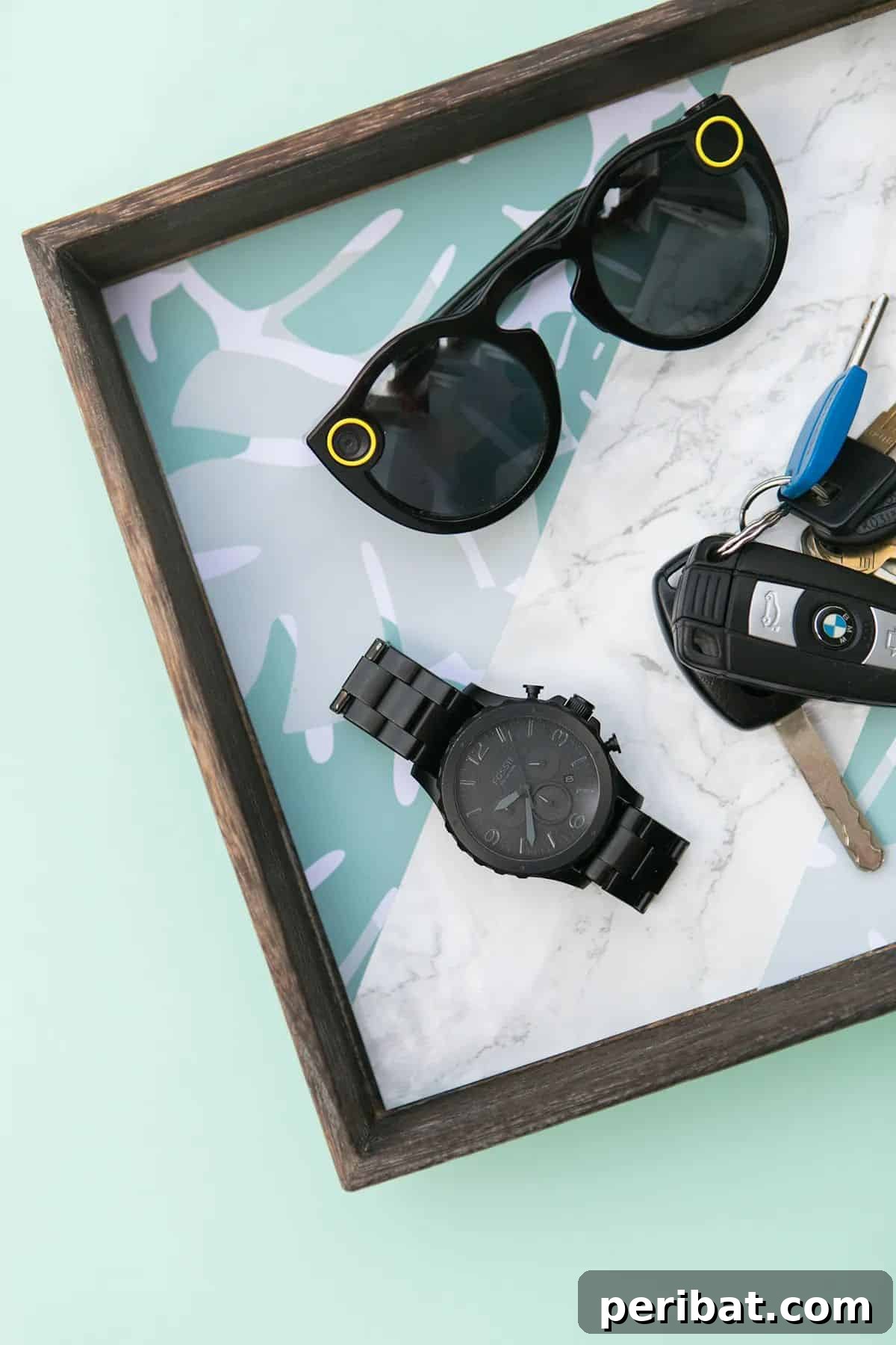 Crafty Creations for Your Bro 22 Easy DIY Catch-All Wood Tray