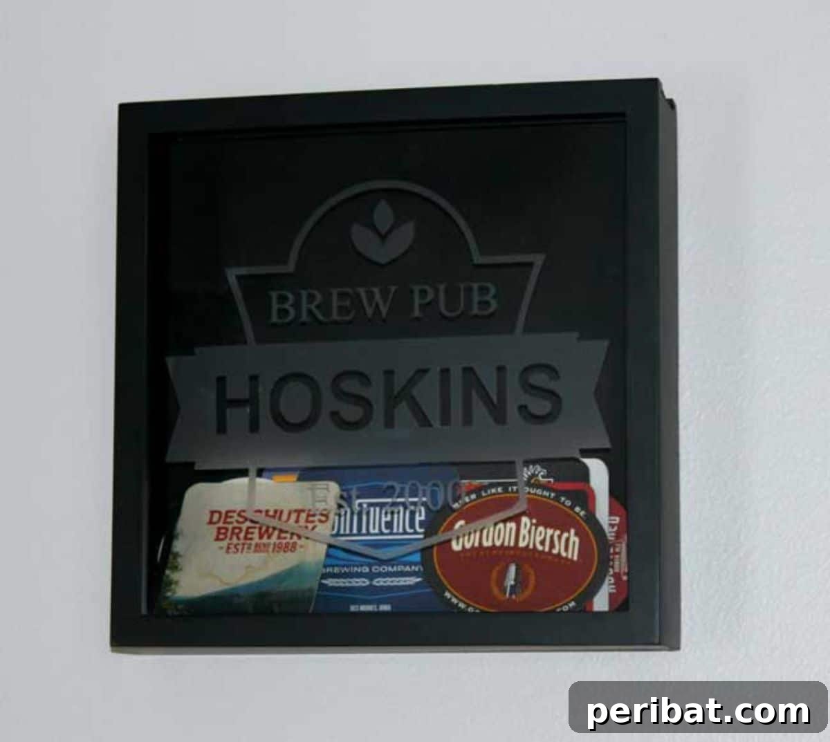 Crafty Creations for Your Bro 28 Beer Coaster Shadow Box
