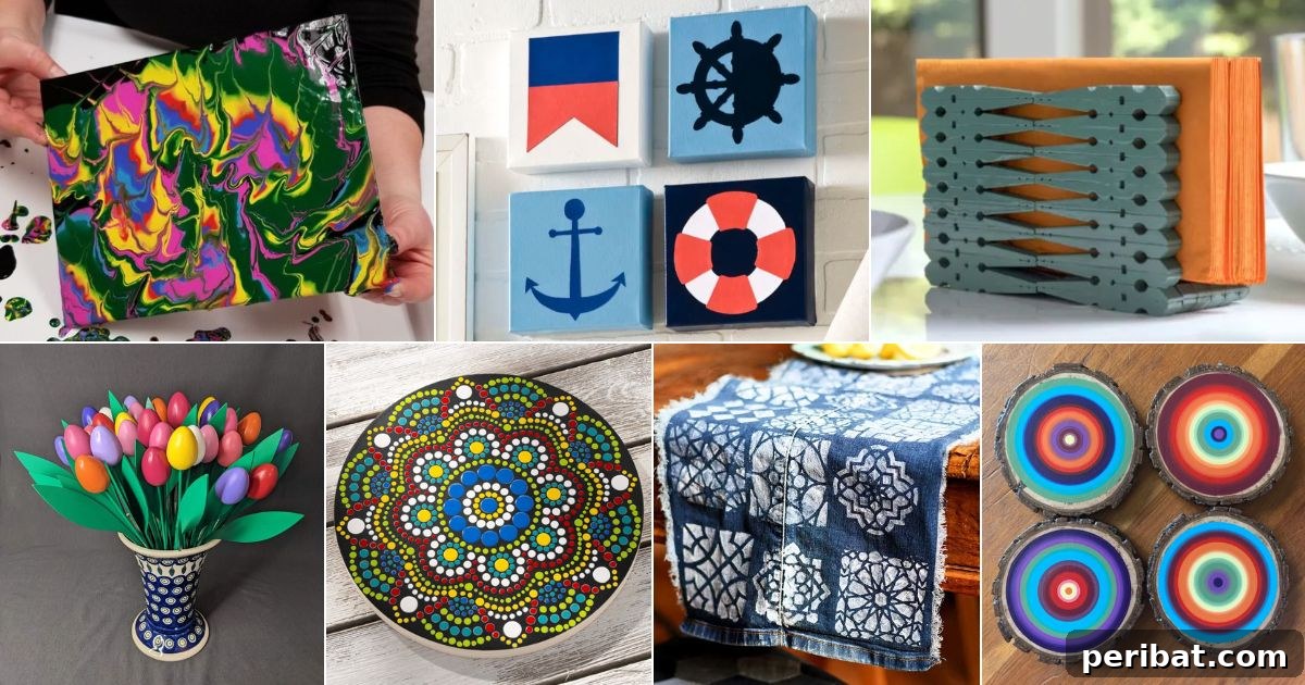 50 DIY Painting Projects and Ideas for Home Decor and Creative Expression
