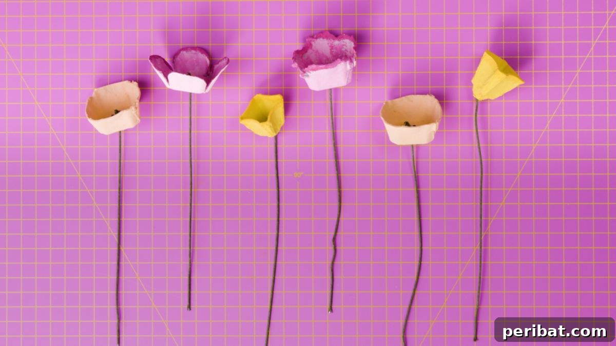 Egg Carton Flowers