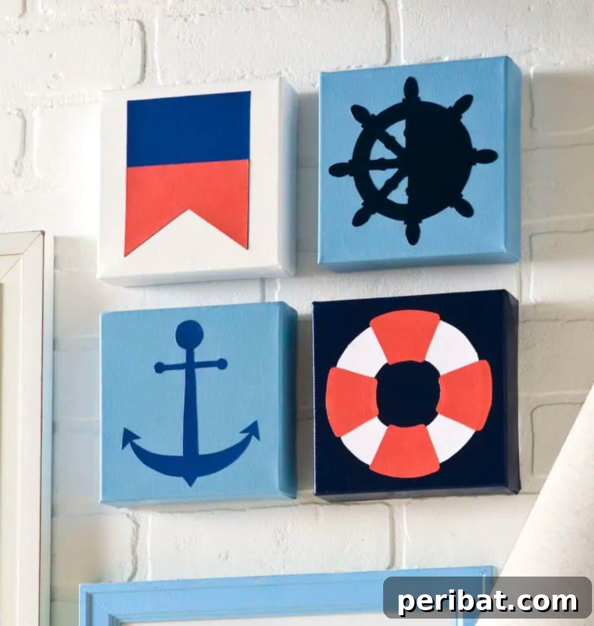 DIY Nautical Wall Art in Three Easy Steps