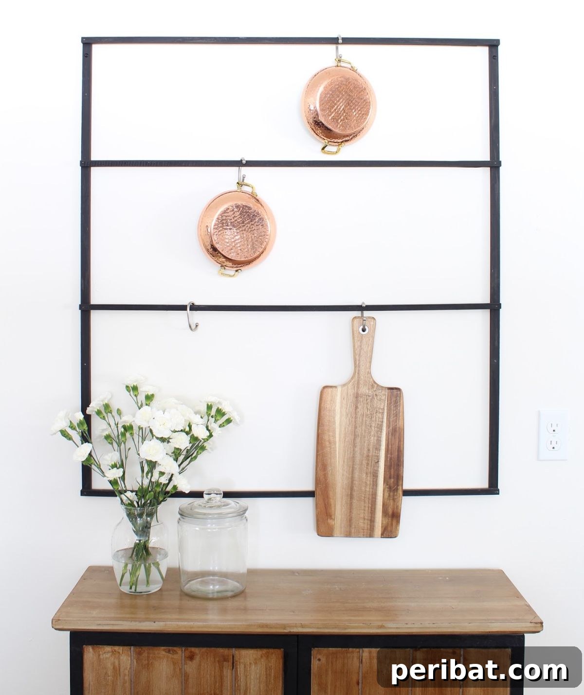 43 Brilliant DIY Pot Rack Projects 28 Stylish DIY wall-mounted pot rack to streamline cooking and enhance decor.