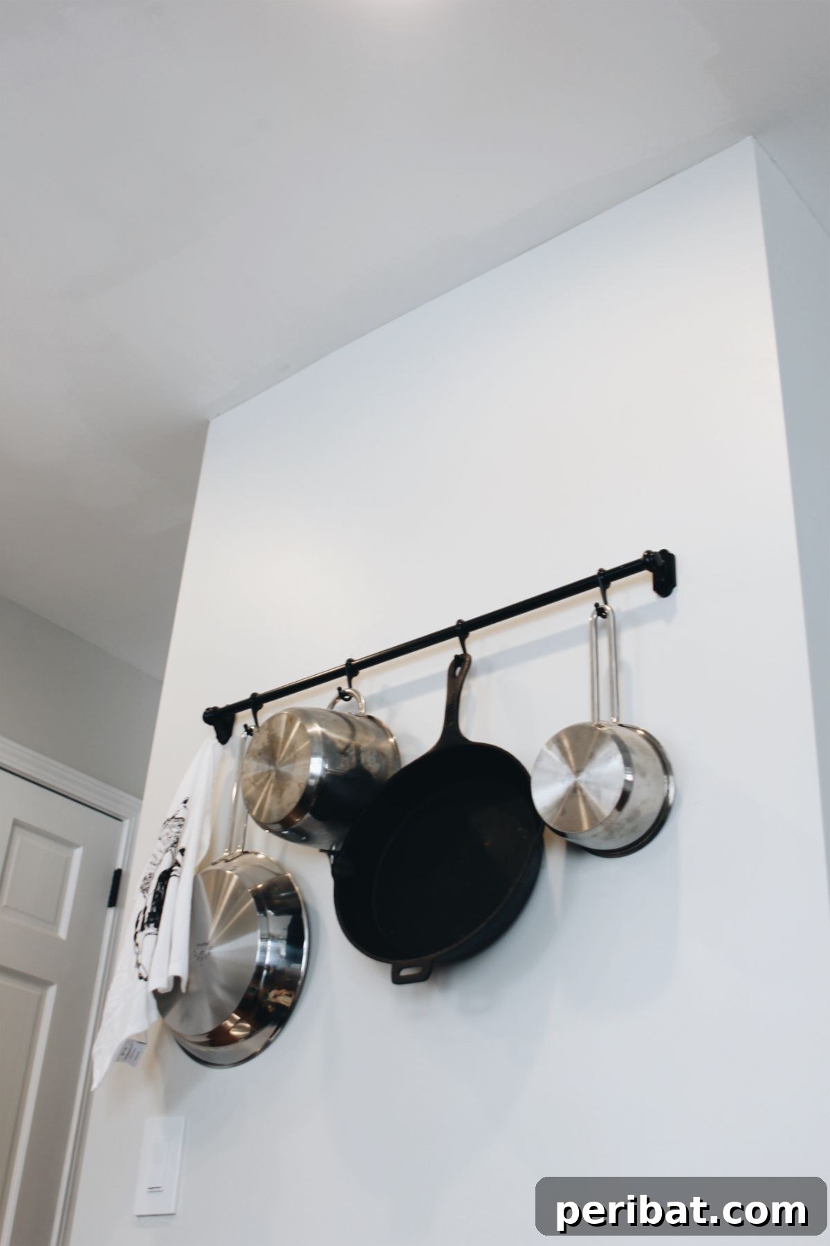 43 Brilliant DIY Pot Rack Projects 4 Budget-friendly DIY pot and pan rack for under $20.