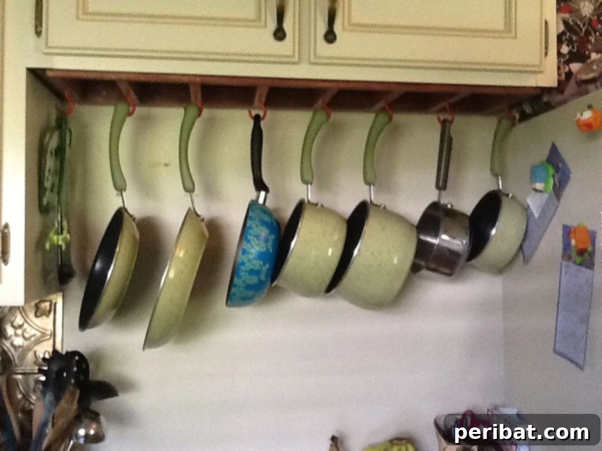 43 Brilliant DIY Pot Rack Projects 33 Practical and stylish DIY pot rack for tiny kitchens, utilizing awkward spaces.