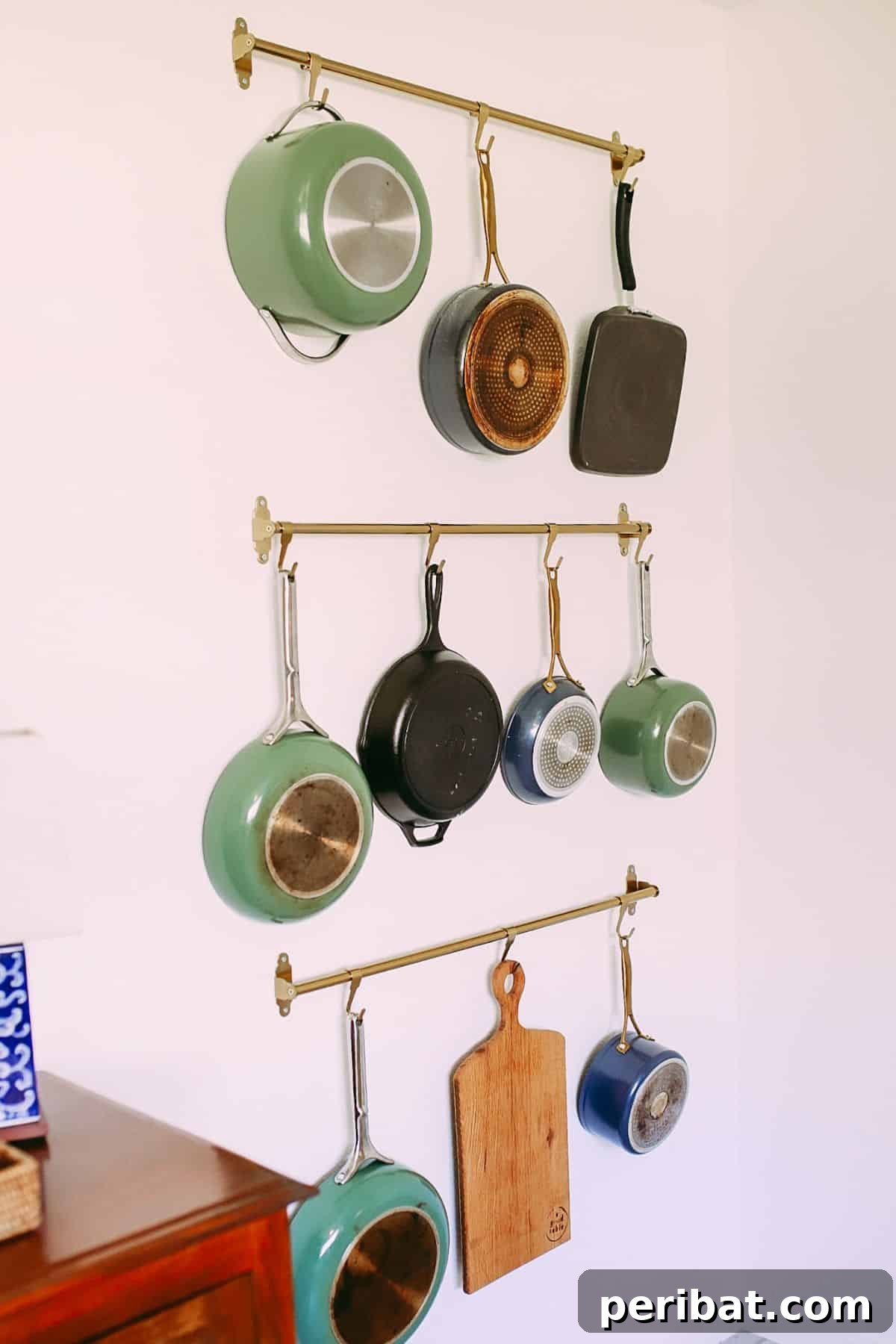 43 Brilliant DIY Pot Rack Projects 37 Stylish and functional DIY pot rack for under $40, organizing kitchenware.
