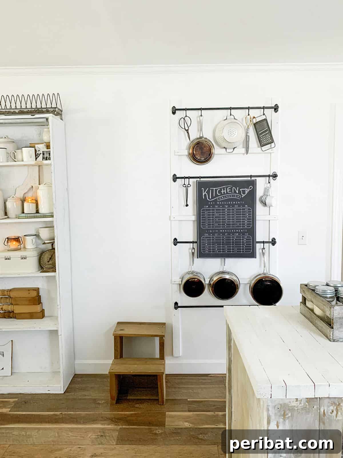 43 Brilliant DIY Pot Rack Projects 10 Stylish DIY hanging pot rack wall for cookware and decor.