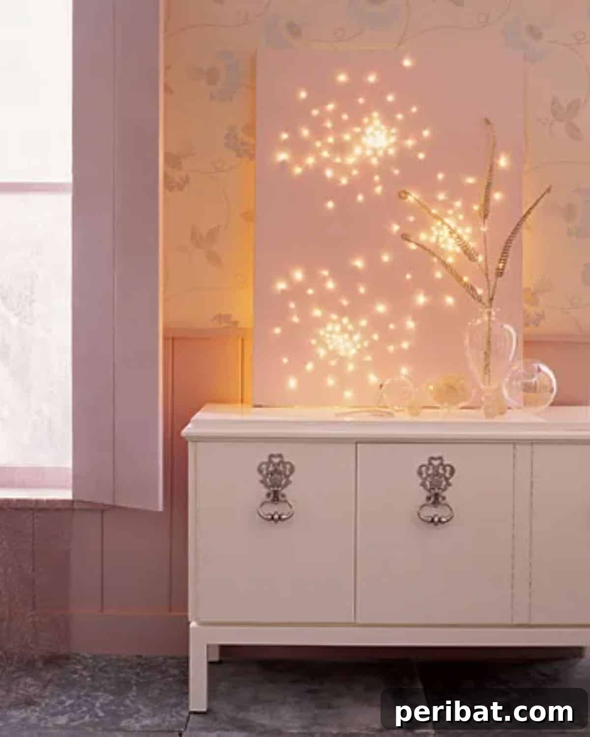 Create a dazzling lighted snowflake canvas for unique indoor decor.