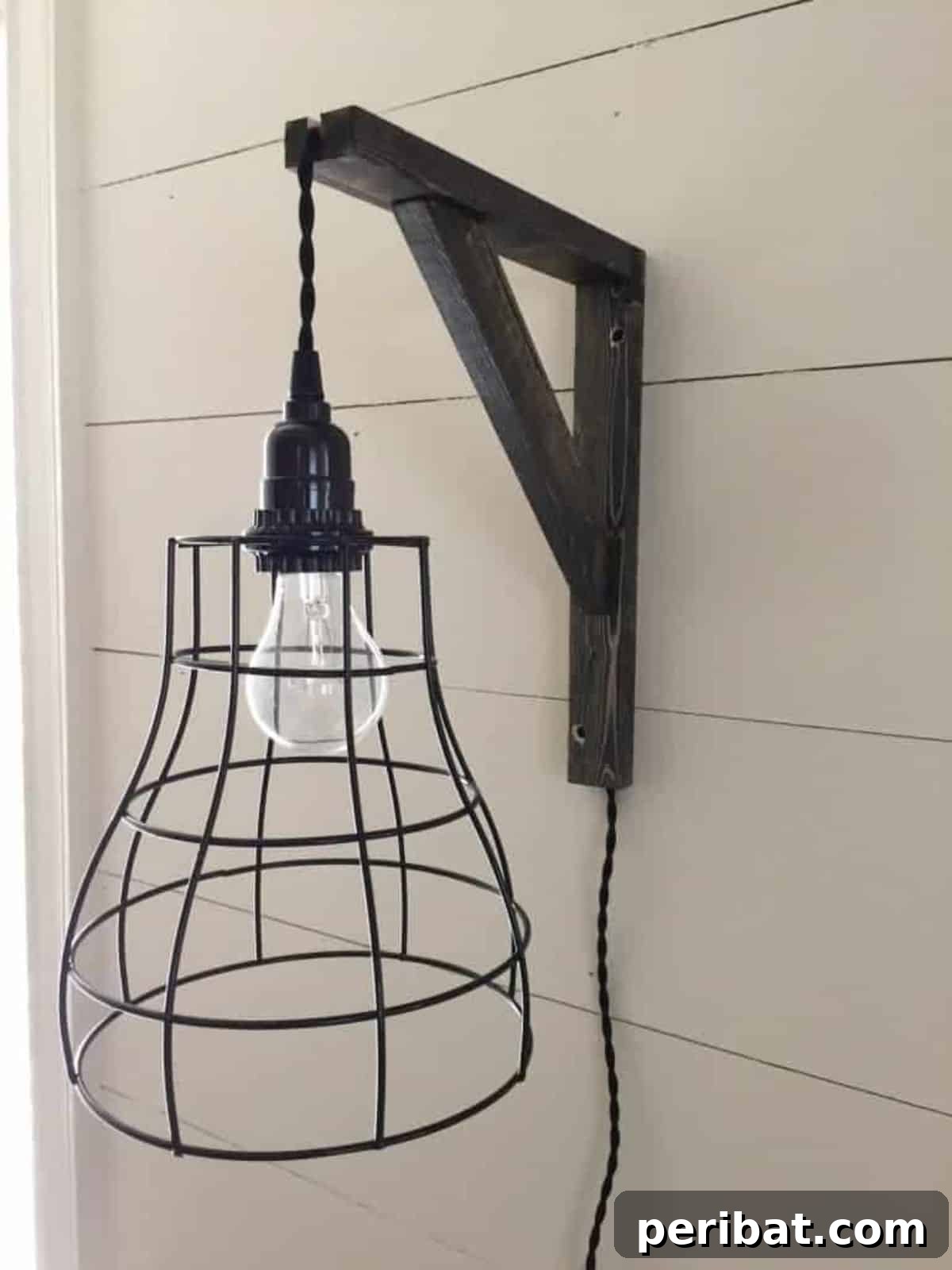 Affordable DIY industrial farmhouse pendant lights for captivating indoor decor.