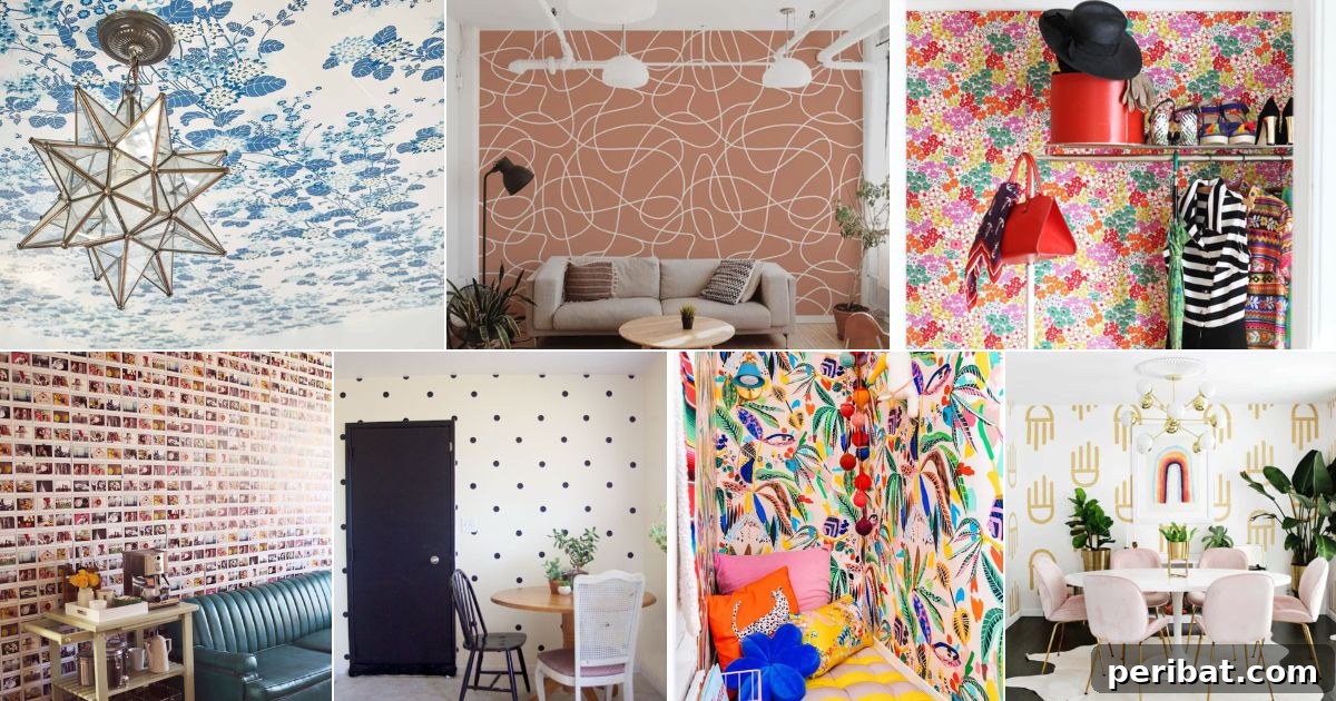 49 Creative DIY Wallpaper Ideas and Essentials 2 49 DIY Wall Paper Ideas and Products facebook image.