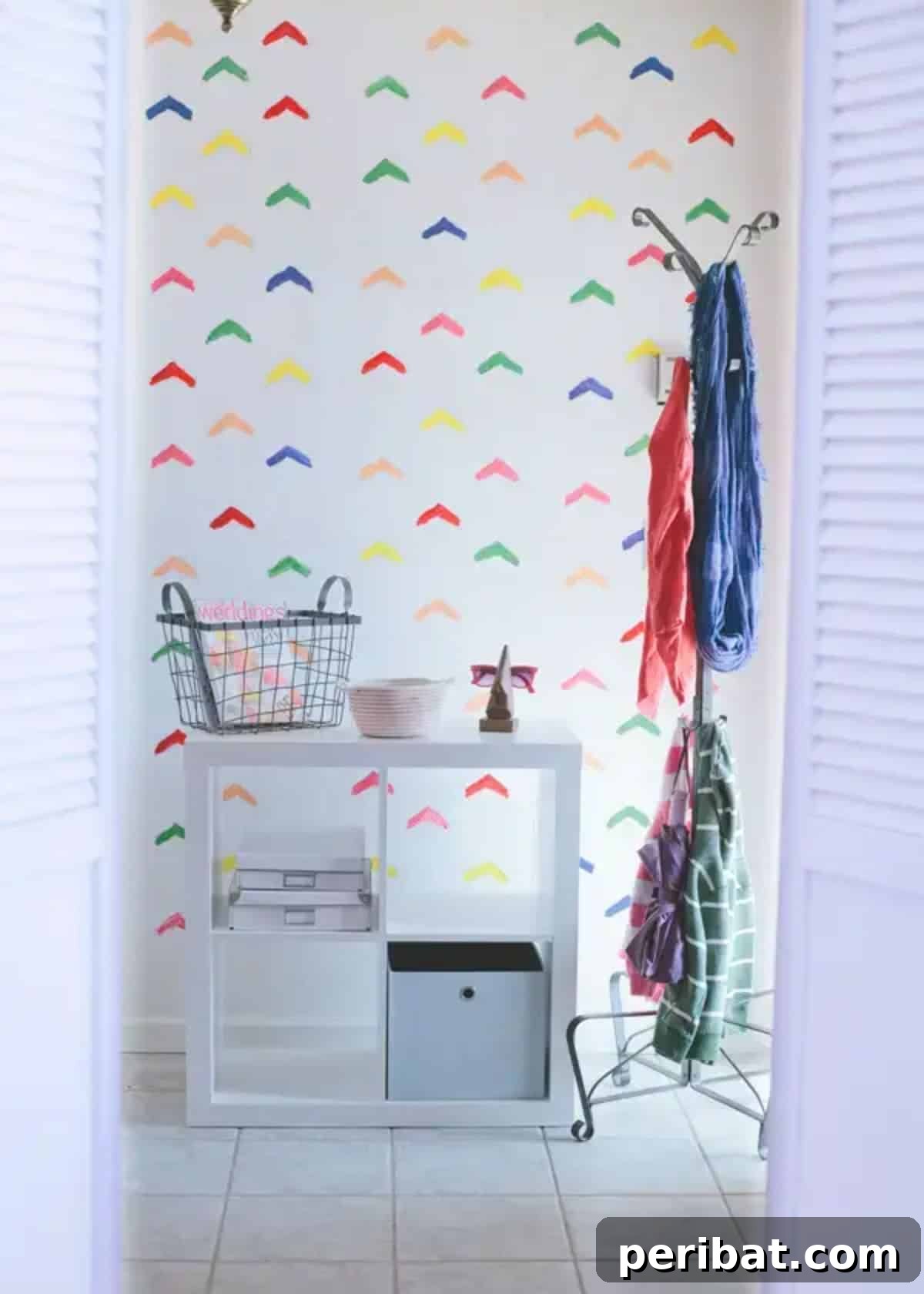 49 Creative DIY Wallpaper Ideas and Essentials 28 DIY Contact Paper Wallpaper ( Simple Design)