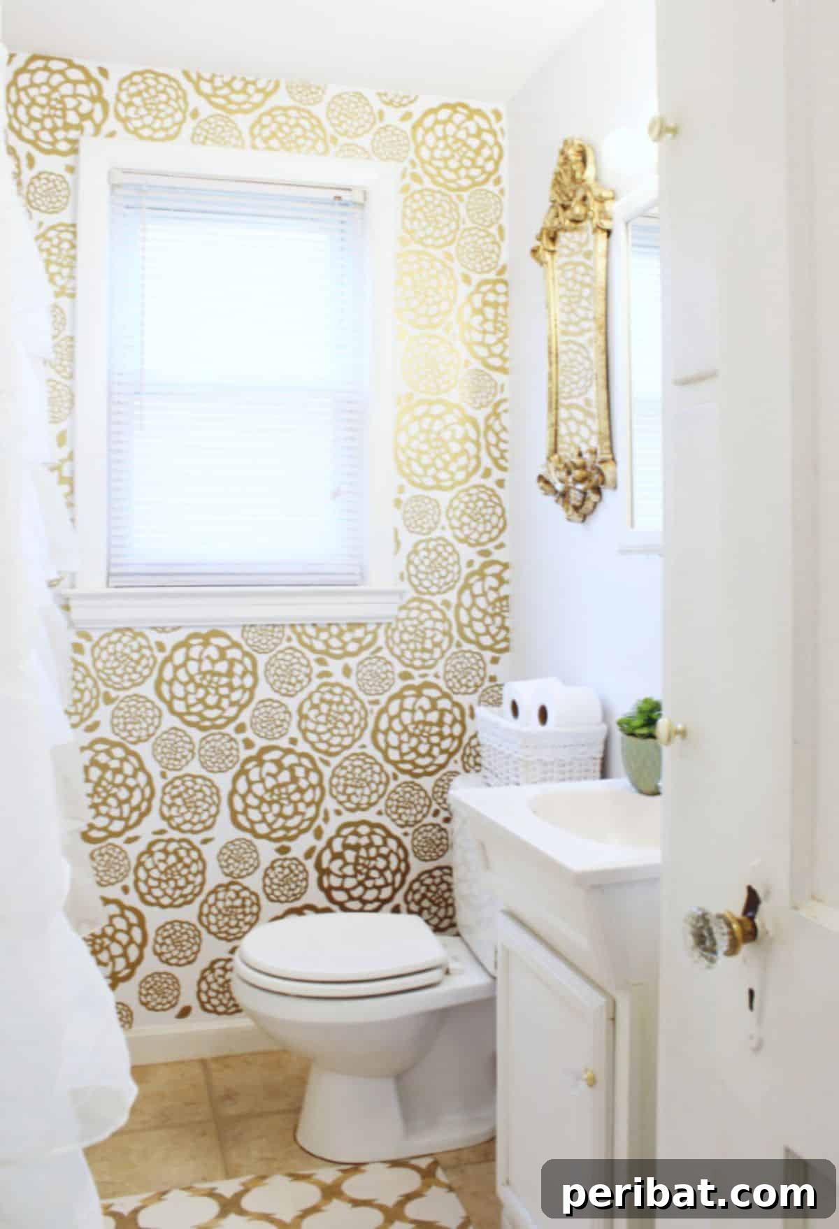 49 Creative DIY Wallpaper Ideas and Essentials 42 DIY Floral Faux Wallpaper