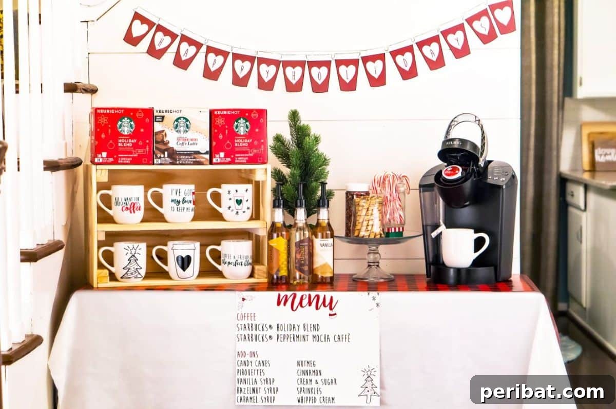 Creating a Coffee Bar with Starbucks® Products