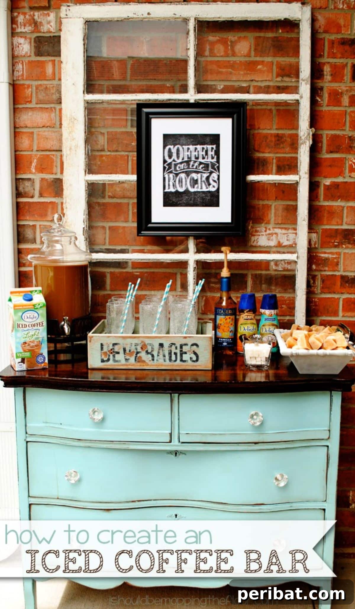 DIY Iced Coffee Bar - Refreshing Home Setup