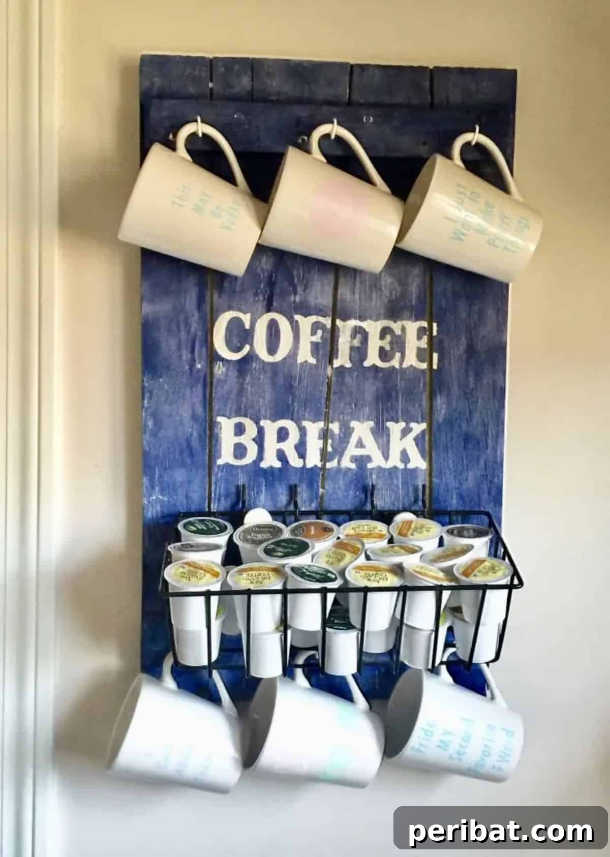 DIY Pallet Coffee Station - Rustic Farmhouse Style