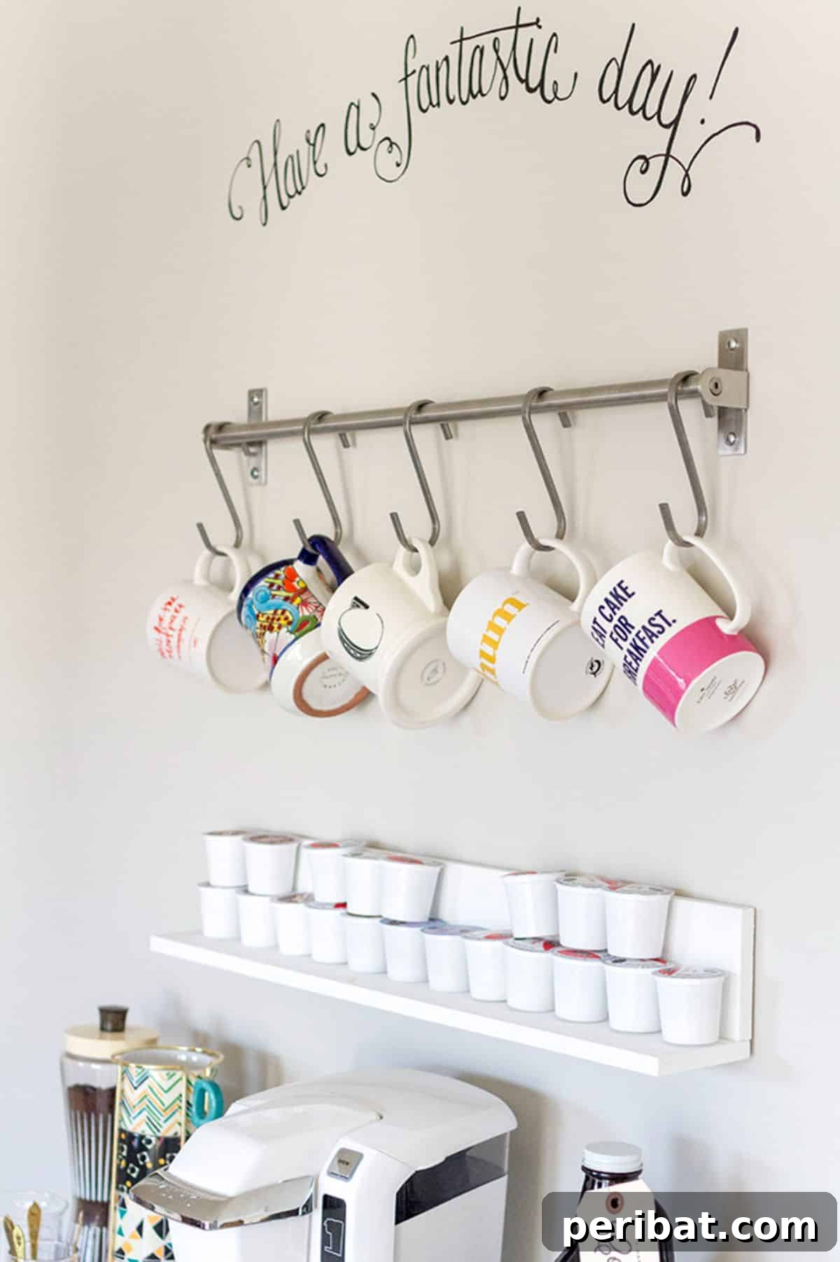 DIY Grundtal Bar IKEA Hack - Minimalist Coffee Bar Styling