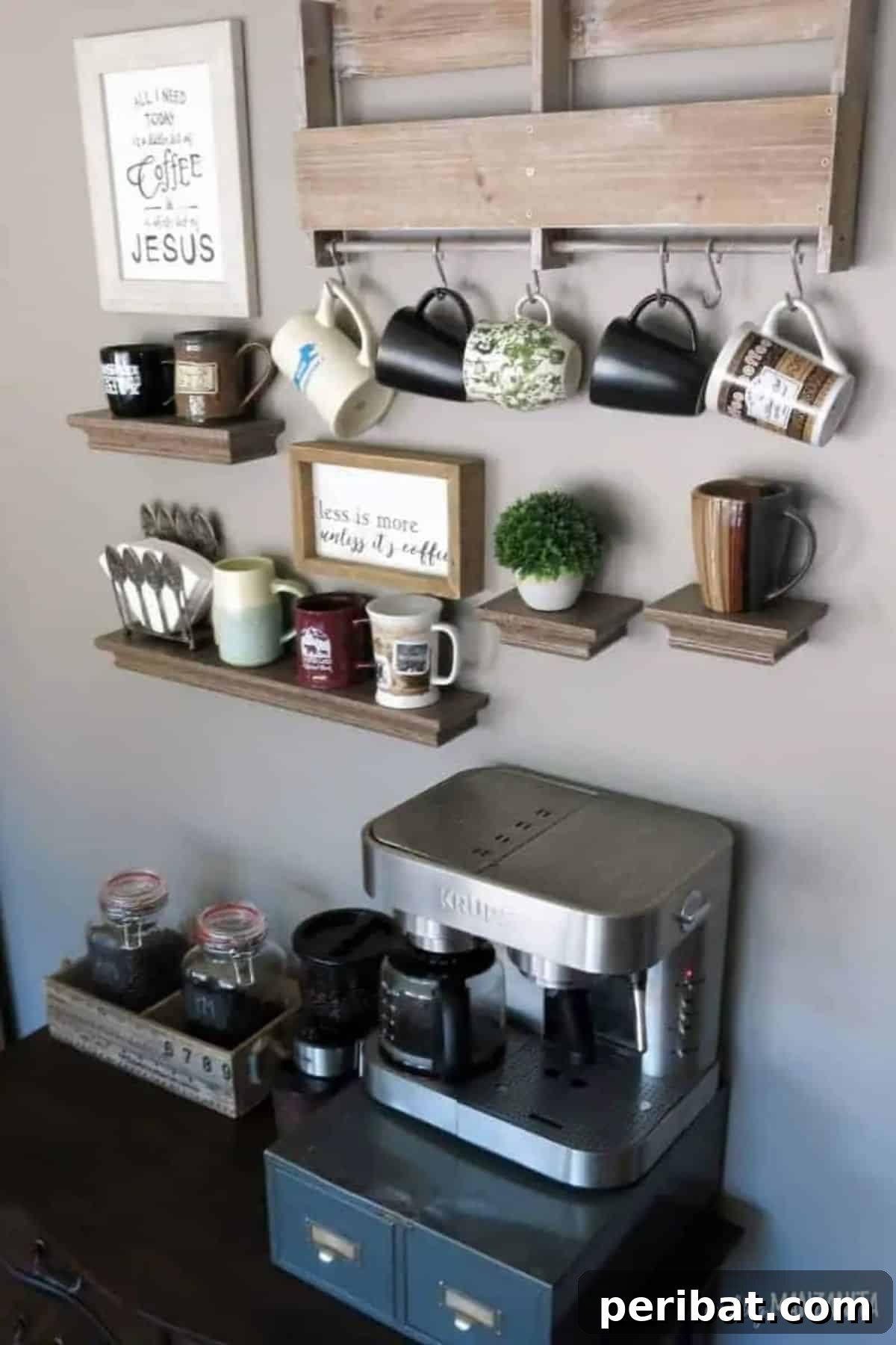 DIY Coffee Station at Home - Practical and Functional