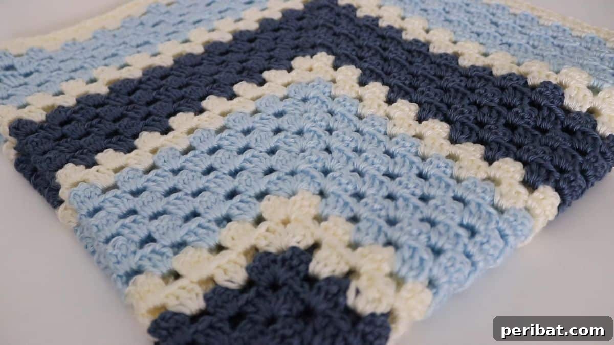 Heartfelt Handmade Gifts for Grandparents 11 Granny Crochet Blanket