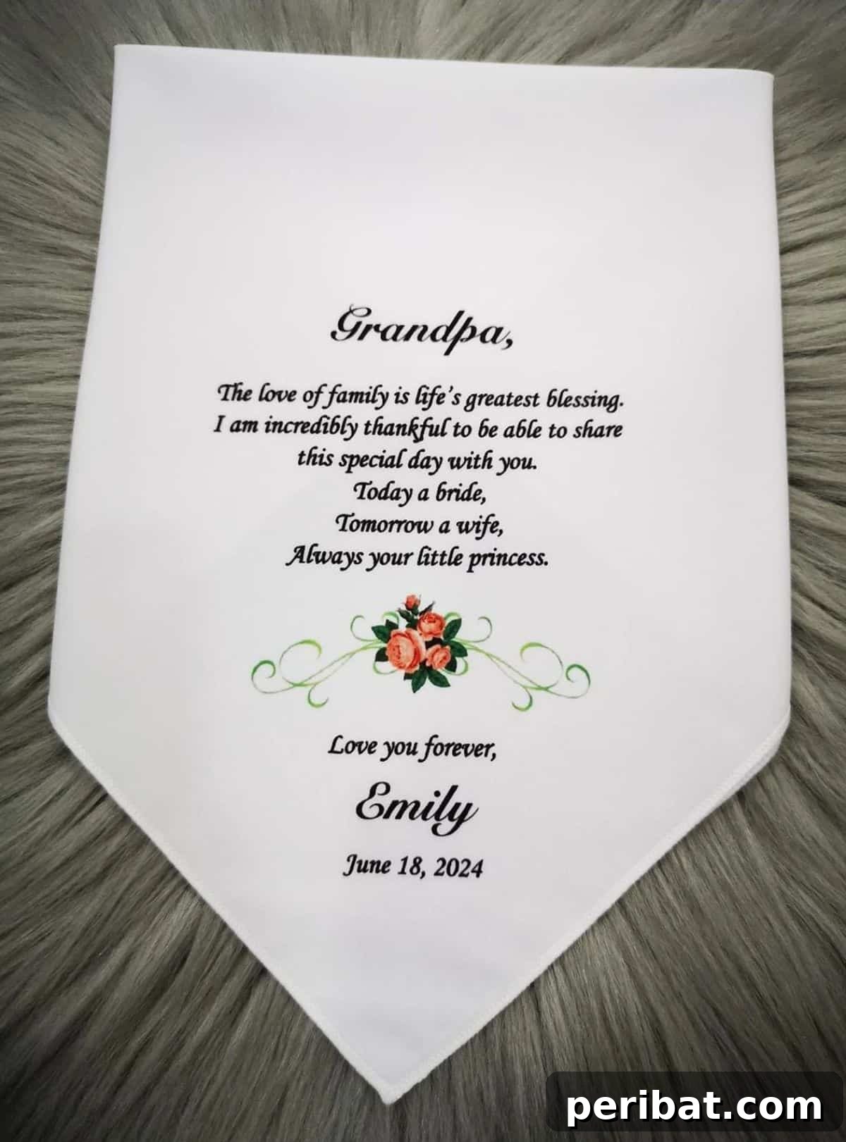Heartfelt Handmade Gifts for Grandparents 12 Embroidered Handkerchiefs