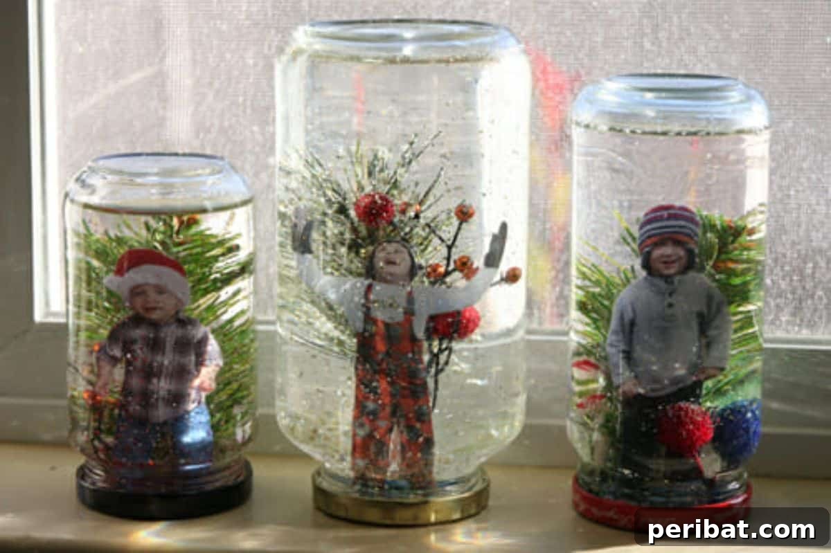 Heartfelt Handmade Gifts for Grandparents 39 Homemade Snow Globe