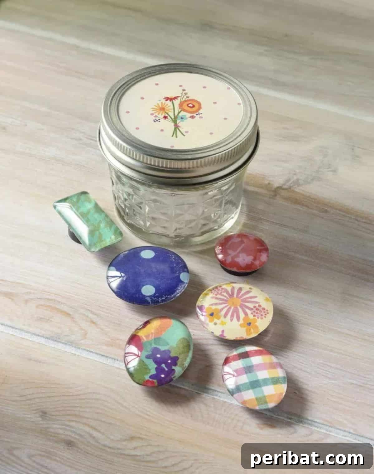 Heartfelt Handmade Gifts for Grandparents 40 Mason Jar Fridge Magnets