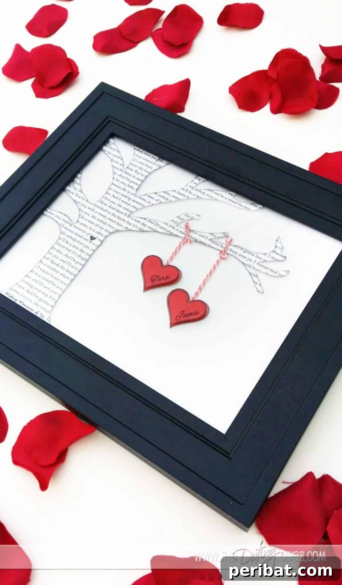Unleash Your Creativity 50 Personalized DIY Gifts 17 DIY Romantic Wall Decor