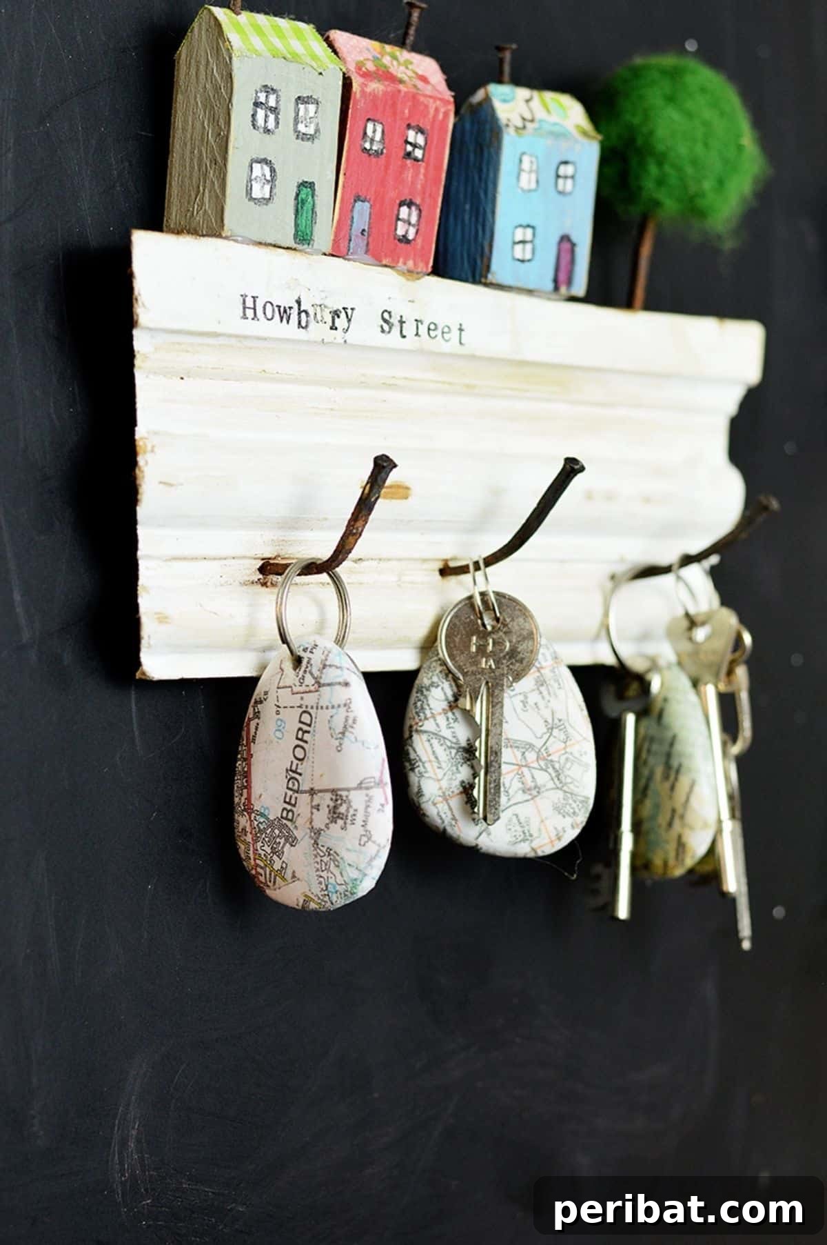Unleash Your Creativity 50 Personalized DIY Gifts 29 DIY Map Rock Keychain