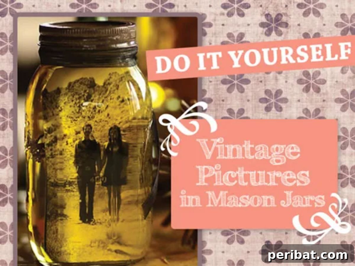 Unleash Your Creativity 50 Personalized DIY Gifts 43 DIY Photos in Mason Jars