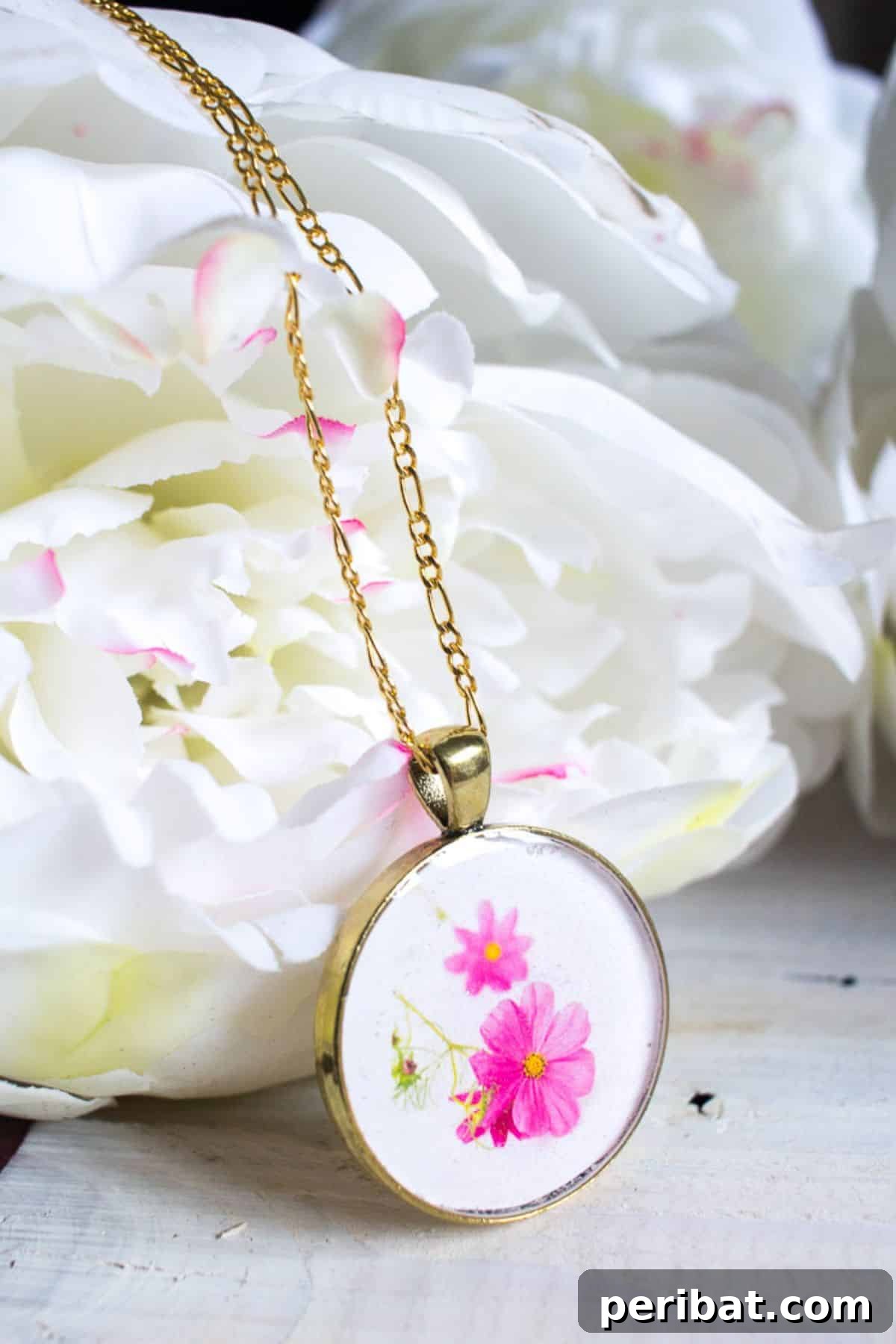 Unleash Your Creativity 50 Personalized DIY Gifts 46 DIY Birth Month Flower Pendant