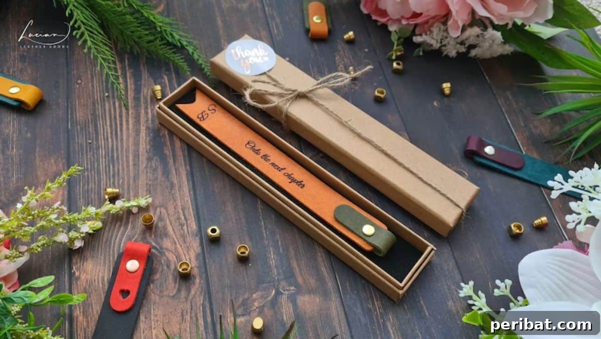 Unleash Your Creativity 50 Personalized DIY Gifts 52 Handmade Personalized Leather Bookmark
