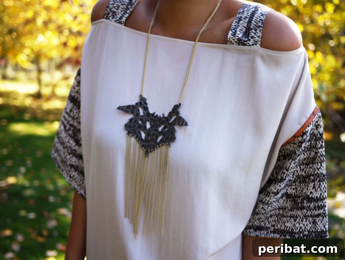 DIY Sachin + Babi Rorschach Necklace