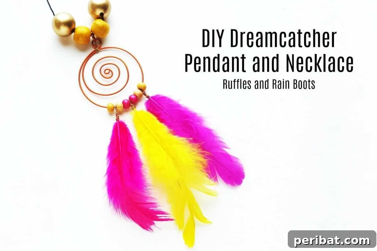 DIY Dreamcatcher Necklace