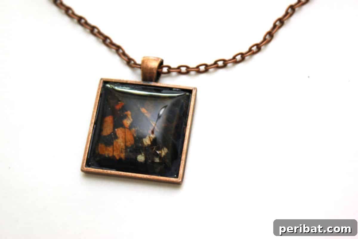 DIY Butterfly Wing Necklace