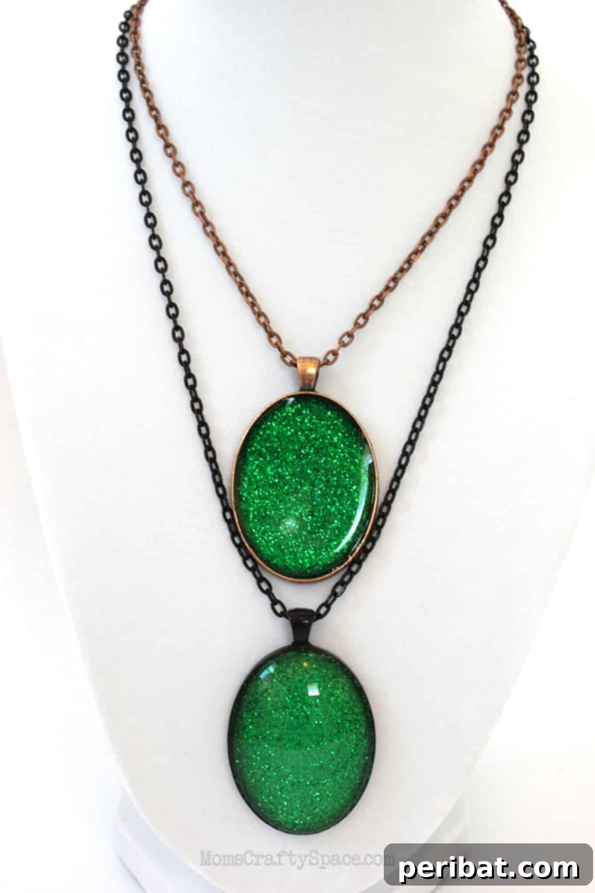 DIY Emerald Necklace