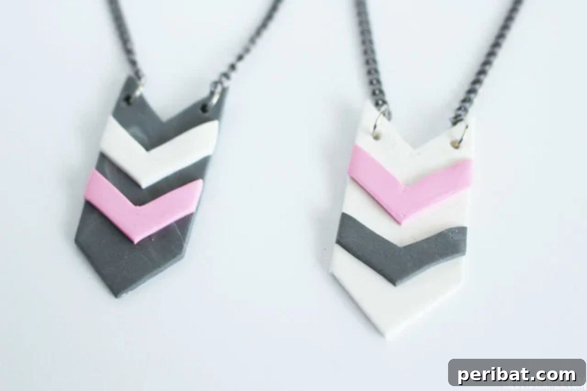 DIY Aztec Clay Pendant