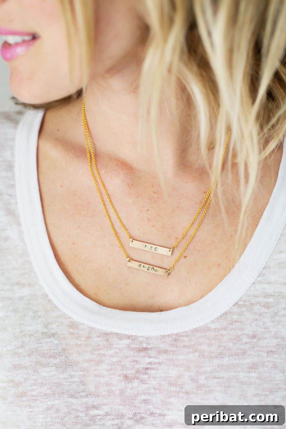 DIY Hand-Stamped Necklace