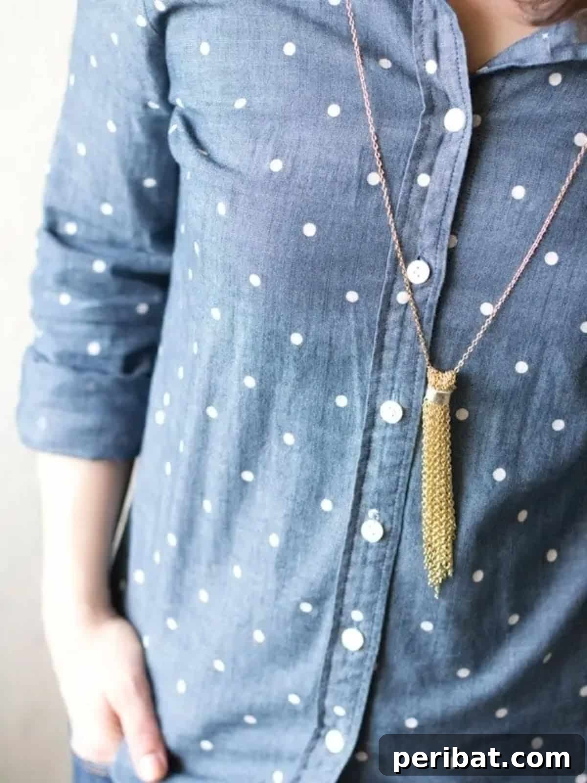 DIY Tassel Chain Necklace