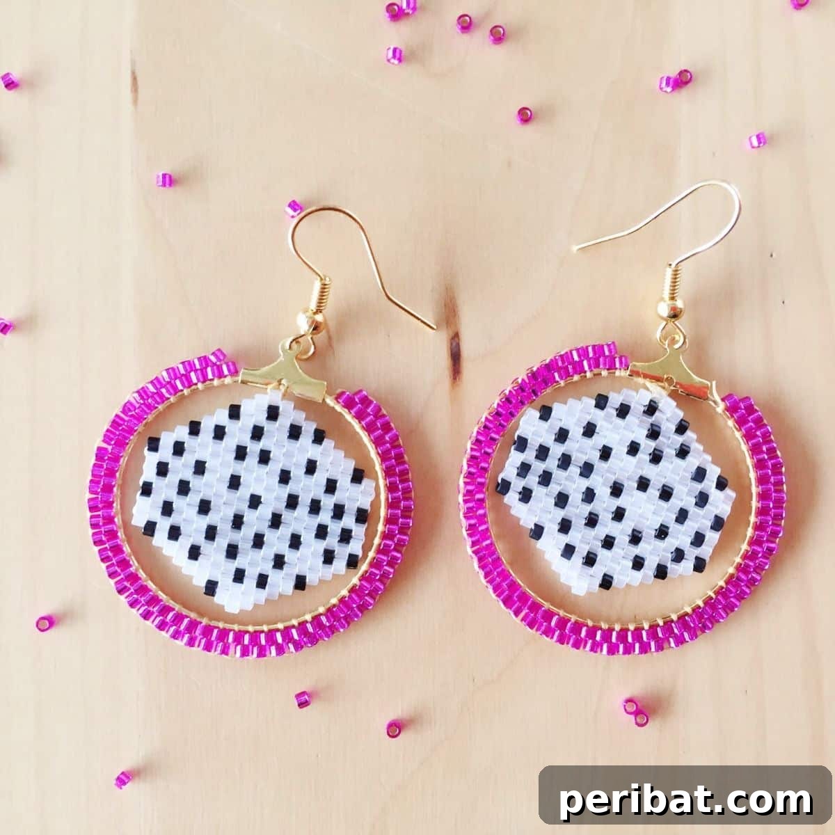 Stunning & Simple: 50 Creative Earring Projects 15 DIY Creole Dragon Fruit Earrings