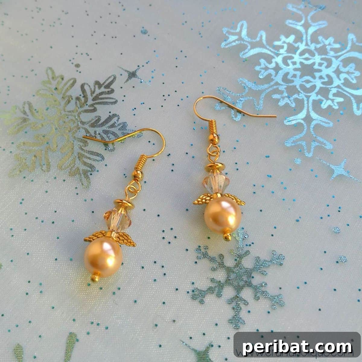Stunning & Simple: 50 Creative Earring Projects 25 DIY Beaded Angel Earrings