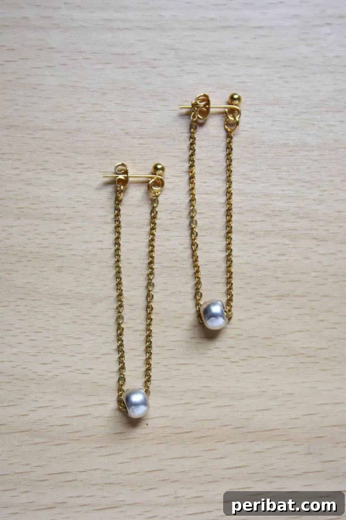 Stunning & Simple: 50 Creative Earring Projects 41 DIY Simple Chain Earrings