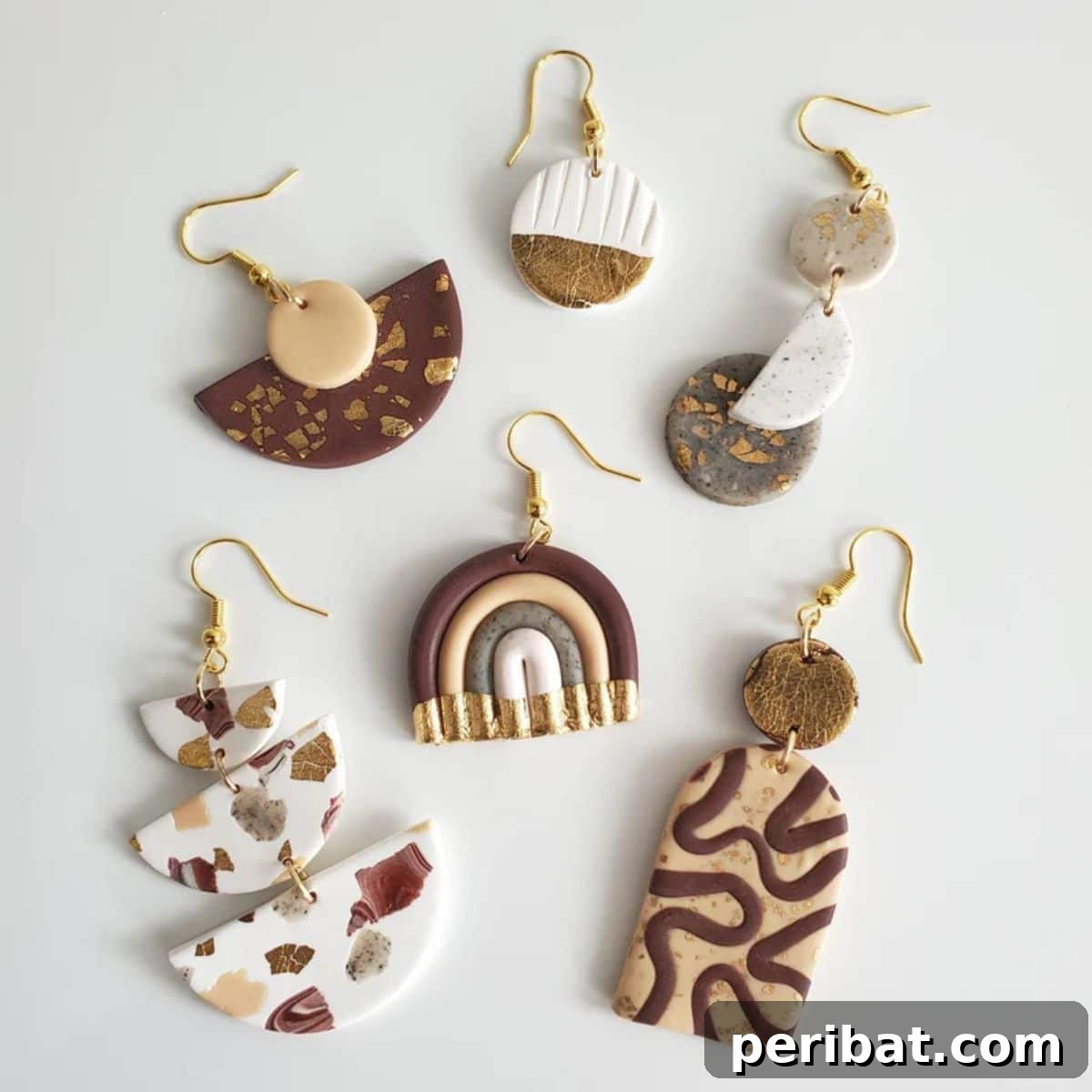 Stunning & Simple: 50 Creative Earring Projects 45 DIY Polymer Clay Earring Kit