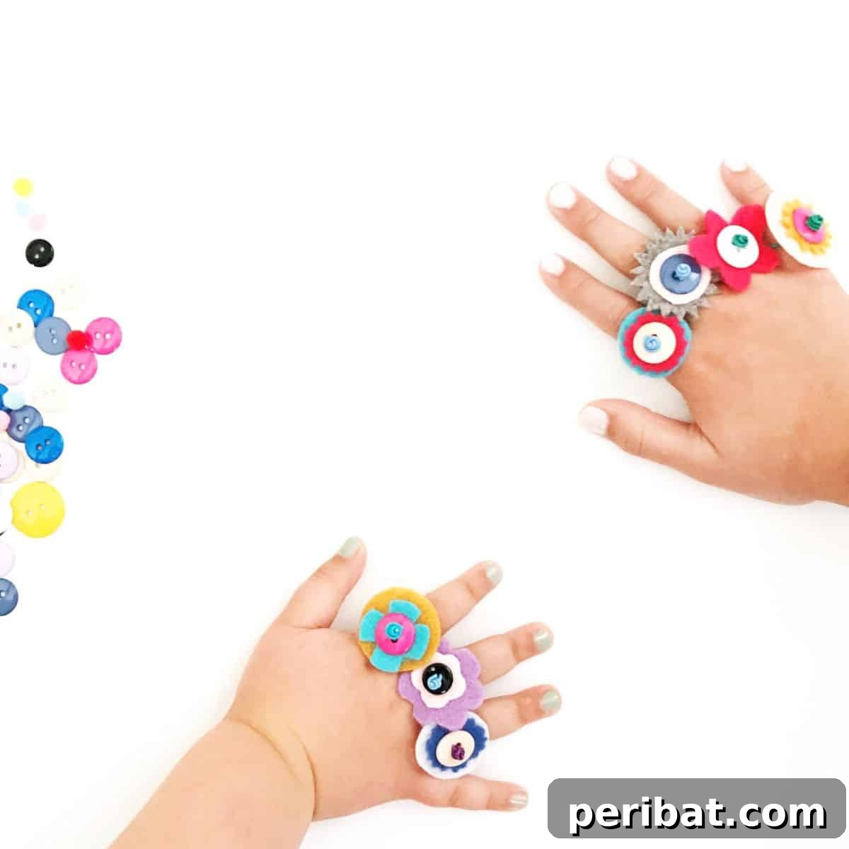 45 Creative DIY Ring Ideas 17 DIY Button Rings