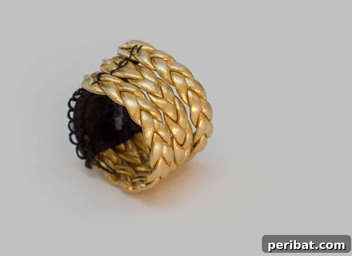 45 Creative DIY Ring Ideas 45 DIY Leather Thong Ring